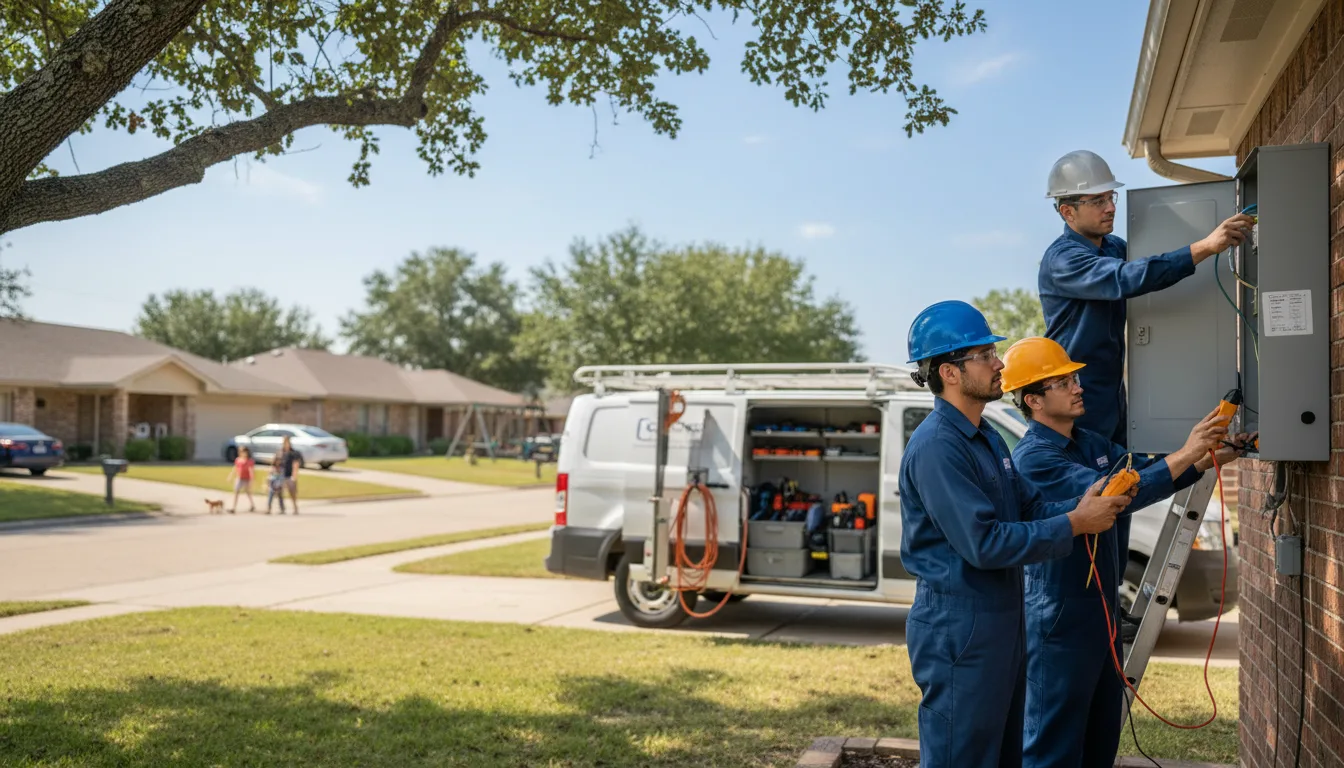 Certified electrician providing emergency electrical services in Randall, KS